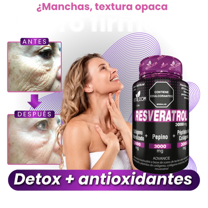 RESVERATROL - REJUVENECE TU PIEL Y TU ENERGÍA ☑